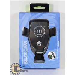 NEW GRAVITY AUTO HOLD WIRELESS CHARGER, AUTO