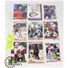 Image 1 : AUTOGRAPHED HOCKEY CARDS 9 CARD SHEET - HUDDY;