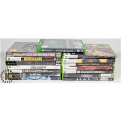 LOT OF 15 ASSORTED XBOX GAMES