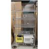 Image 1 : 3' CHROME WIRE COMMERCIAL STORAGE RACK- 5 TIER
