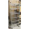 Image 1 : 2' CHROME WIRE COMMERCIAL STORAGE RACK- 6 TIER