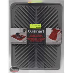 NEW 2-PACK CUISINART SILICONE DISH DRYING MATS