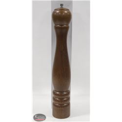 NEW JOHNSON ROSE 15" WOODEN PEPPER MILL