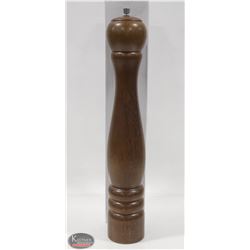 NEW JOHNSON ROSE 15" WOODEN PEPPER MILL