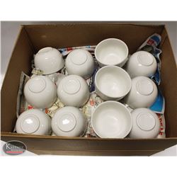 GROUP OF 48 SOUP BOWLS - 8OZ