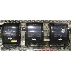 LOT OF 3 I-VIEW BATHROOM PAPER TOWEL DISPENSERS