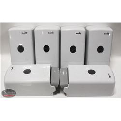 LOT OF 6 WALLMOUNT SOAP DISPENSERS
