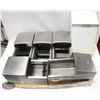 Image 1 : LOT OF 5 STAINLESS STEEL TISSUE DISPENSERS W/