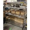 Image 3 : STAINLESS STEEL 4-TIER PASSTHROUGH SHELVING UNIT