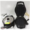 Image 1 : 2 HAMILTON BEACH WAFLE MAKERS & SYRUP DISPENSERS
