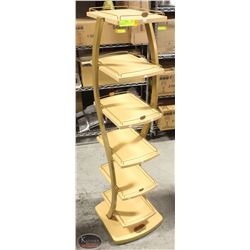 6-TIER PRODUCT DISPLAY RACK W/ WIRE-GUARDS