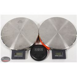 K15) BAILIFF SEIZURE LOT OF 2 IKEA STAINLESS STEEL