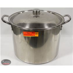 K26) BAILIFF SEIZURE: 17QT STAINLESS STEEL STOCK