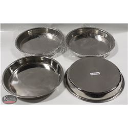 4 NEW JOHNSON ROSE 9" CAKE PANS