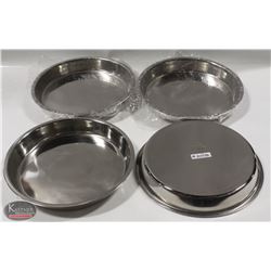 4 NEW JOHNSON ROSE 9" CAKE PANS