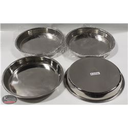 4 NEW JOHNSON ROSE 9" CAKE PANS