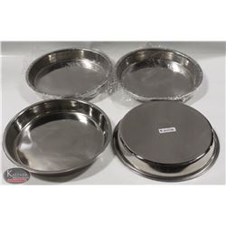 4 NEW JOHNSON ROSE 9" CAKE PANS