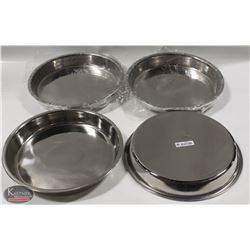 4 NEW JOHNSON ROSE 9" CAKE PANS