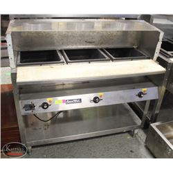 3-WELL VOLLRATH SERVEWELL ELECTRIC STEAM TABLE W/