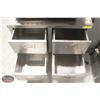 Image 2 : 32" FOUR-DRAWER STAINLESS STEEL CABINET