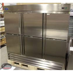 NEW ICB STAINLESS STEEL 3-DOOR SPLIT COOLER