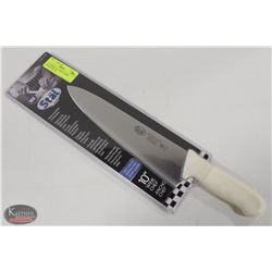 NEW WINCO 10" CHEF'S KNIFE - WHITE HANDLE