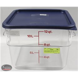 NEW CAMBRO 12QT SQUARE DRY INGREDIENT BIN W/ LID