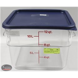 NEW CAMBRO 12QT SQUARE DRY INGREDIENT BIN W/ LID
