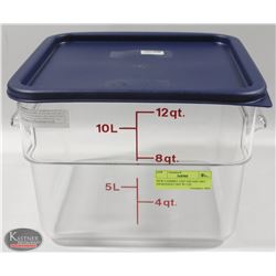NEW CAMBRO 12QT SQUARE DRY INGREDIENT BIN W/ LID