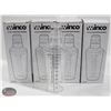 Image 1 : LOT OF 4 NEW POLY 16 OZ  DRINK SHAKERS