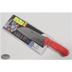 NEW WINCO 7" SANTOKU KNIFE - RED HANDLE