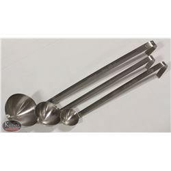 LOT OF 3 NEW JOHNSON ROSE LADLES 5OZ, 2OZ, 1/2OZ