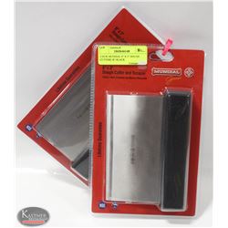 2 NEW MUNDIAL 6" X 3" DOUGH CUTTERS W/ BLACK