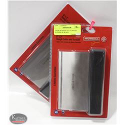 2 NEW MUNDIAL 6" X 3" DOUGH CUTTERS W/ BLACK