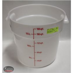 NEW CAMBRO 18 QT DRY INGREDIENT BIN