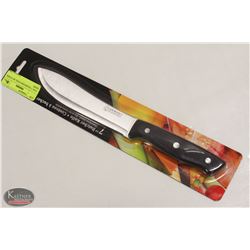 NEW 7" STAINLESS STEEL BUTCHER KNIFE