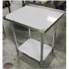 Image 2 : JOHNSON ROSE 24" X 30" S/S WORK TABLE W/ RISER &