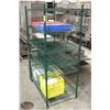 Image 1 : 3' GREEN WIRE COMMERCIAL STORAGE RACK- 6 TIER