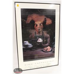 DINO CAPPUCINO CAFE WALL HANGING