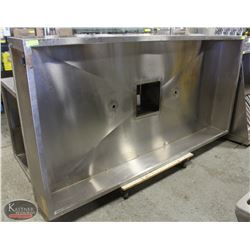 8' STAINLESS STEEL CANOPY