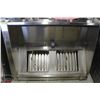 Image 1 : 5' QUEST COMMERCIAL HOOD CANOPY W/ GREASE CATCHERS