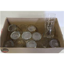 FLAT OF TALL STRONGBOW BEER / DRINKING GLASSES