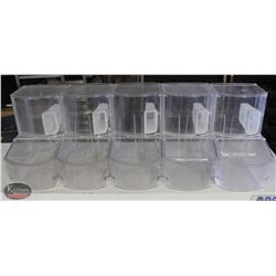 GROUP OF 5 TOP-FILL GRAVITY BULK BINS