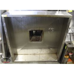 SQUARED 4' STAINLESS STEEL CANOPY