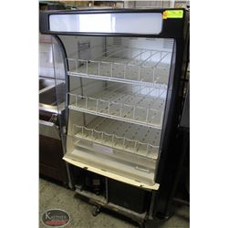 3-SHELF REACH-IN BOTTLE DISPLAY COOLER