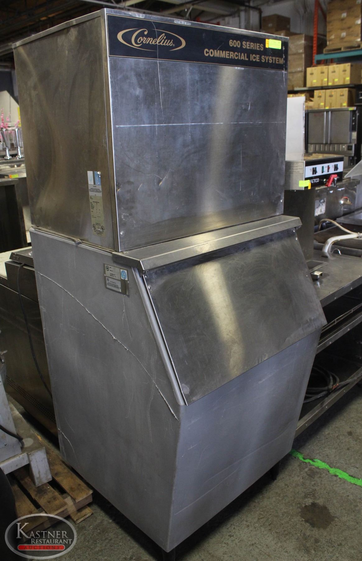 CORNELIUS 600 SERIES ICE MAKER W/ BIN Kastner Auctions
