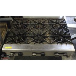 RADIANCE 6-BURNER NATURAL GAS COUNTER TOP RANGE