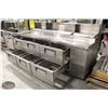 Image 3 : 8' S/S REFRIGERATED PREPSTATION W/ 6 DRAWERS
