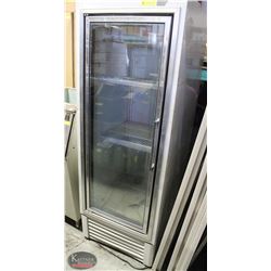 HUSSMAN SINGLE GLASS-DOOR UPRIGHT FREEZER