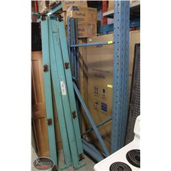PALLET RACKING, APPROX. 8'
